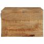 Preview: TV-Wandschrank 100x30x19 cm Raues Mangoholz