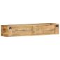 Preview: TV-Wandschrank 100x30x19 cm Raues Mangoholz