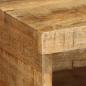 Preview: TV-Wandschrank 100x30x19 cm Raues Mangoholz