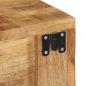 Preview: TV-Wandschrank 100x30x19 cm Raues Mangoholz