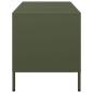 Preview: TV-Schrank Olivgrün 101,5x39x43,5 cm Kaltgewalzter Stahl
