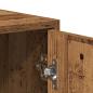 Preview: Badschrank Altholz-Optik 30x30x183,5 cm Holzwerkstoff
