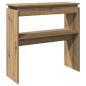 Preview: Konsolentisch Artisan-Eiche 80x30x80 cm Holzwerkstoff