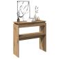 Preview: Konsolentisch Artisan-Eiche 80x30x80 cm Holzwerkstoff