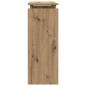 Preview: Konsolentisch Artisan-Eiche 80x30x80 cm Holzwerkstoff
