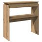Preview: Konsolentisch Artisan-Eiche 80x30x80 cm Holzwerkstoff