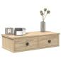 Preview: ARDEBO.de - Wandregal mit Schubladen Sonoma-Eiche 60x25x15 cm Holzwerkstoff