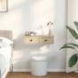 Preview: Wandregal mit Schubladen Sonoma-Eiche 60x25x15 cm Holzwerkstoff