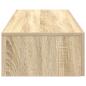 Preview: Wandregal mit Schubladen Sonoma-Eiche 100x36x19cm Holzwerkstoff