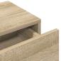 Preview: Wandregal mit Schubladen Sonoma-Eiche 100x36x19cm Holzwerkstoff