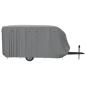 Preview: Schutzhülle für Wohnwagen Grau 670x250x220 cm Vliesstoff