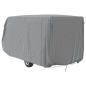 Preview: Schutzhülle für Wohnwagen Grau 670x250x220 cm Vliesstoff