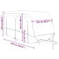 Preview: Schutzhülle für Wohnwagen Grau 670x250x220 cm Vliesstoff