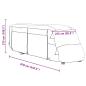 Preview: Schutzhülle für Wohnmobil Grau 870x235x275 cm Vliesstoff
