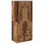 Preview: Kleiderschrank Altholz-Optik 80x52x180 cm Holzwerkstoff