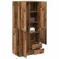 Preview: Kleiderschrank Altholz-Optik 80x52x180 cm Holzwerkstoff