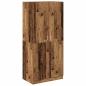 Preview: Kleiderschrank Altholz-Optik 90x52x200 cm Holzwerkstoff