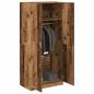 Preview: Kleiderschrank Altholz-Optik 90x52x200 cm Holzwerkstoff