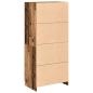 Preview: Kleiderschrank Altholz-Optik 90x52x200 cm Holzwerkstoff