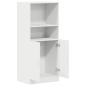 Preview: Küchenschrank Weiß 57x41,5x131,5 cm Holzwerkstoff