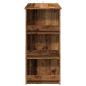 Preview: Bartisch mit Regal Altholz-Optik 102x50x103,5 cm
