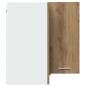 Preview: Eck-Hängeschrank Artisan-Eiche 57x57x60 cm Holzwerkstoff
