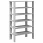 Preview: Schuhregal Grau Sonoma 61x32x105 cm Holzwerkstoff