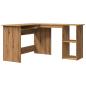 Preview: Eckschreibtisch Artisan-Eiche 120x140x75 cm Holzwerkstoff