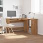 Preview: Eckschreibtisch Artisan-Eiche 120x140x75 cm Holzwerkstoff