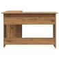 Preview: Eckschreibtisch Artisan-Eiche 120x140x75 cm Holzwerkstoff