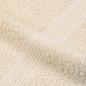 Preview: Duschtücher 10 Stk. Creme 70x140 cm 360 g/m² 100% Baumwolle