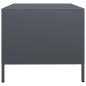 Preview: Couchtisch Anthrazit 68,5x50x43,5 cm Kaltgewalzter Stahl