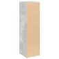 Preview: Badezimmerschrank mit Rollenhalter Betongrau 20,5x22x72 cm