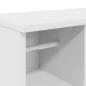 Preview: Badezimmerschrank mit Rollenhalter Weiß 39x22x90 cm