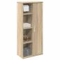 Preview: ARDEBO.de - Badezimmerschrank mit Rollenhalter Sonoma-Eiche 39x22x90 cm