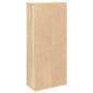 Preview: Badezimmerschrank mit Rollenhalter Sonoma-Eiche 39x22x90 cm