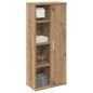 Preview: ARDEBO.de - Badezimmerschrank mit Rollenhalter Artisan-Eiche 39x22x90 cm
