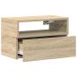 Preview: Wand-Nachttische 2 Stk. Sonoma-Eiche 45x26x28,5 cm