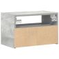 Preview: Wand-Nachttische 2 Stk. Betongrau 45x26x28,5 cm