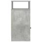 Preview: Nachttisch mit Schublade Betongrau 25x31x66 cm