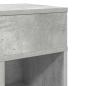 Preview: Nachttisch mit Schublade Betongrau 25x31x66 cm
