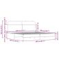 Preview: Metallbett ohne Matratze Sonoma-Eiche 200x200 cm