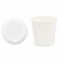 Preview: ARDEBO.de - Pappbecher mit Deckeln 1000 Stk. 4oz 100ml