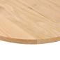 Preview: Tischplatte 120x60x2 cm Massivholz Eiche Oval