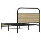 Preview: Bettgestell ohne Matratze 100x200 cm Sonoma-Eiche Holzwerkstoff