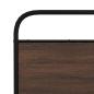 Preview: Kopfteil Braun Eichen-Optik 150 cm Stahl und Holzwerkstoff