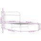 Preview: Bettgestell ohne Matratze 107x203 cm Braun Eichen-Optik