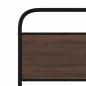 Preview: Bettgestell ohne Matratze 75x190 cm Braun Eichen-Optik