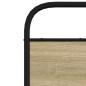 Preview: Kopfteil Sonoma-Eiche 135 cm Stahl und Holzwerkstoff