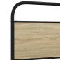 Preview: Kopfteil Sonoma-Eiche 75 cm Stahl und Holzwerkstoff